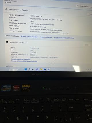 Sony Vaio i7 Intel Core