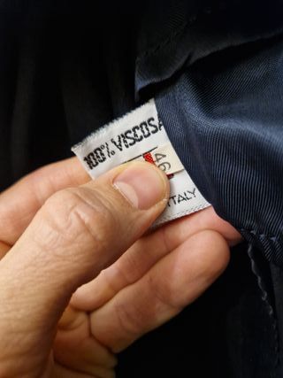 Giacca Gilli CROMO velluto blu donna