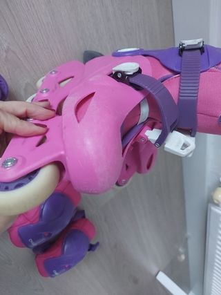 Patines en línea niña + protectores