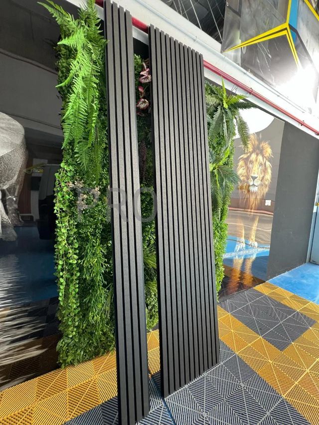 Listones de PVC Exterior Negro