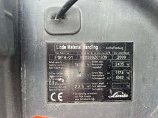 Carretilla Elevadora Linde E18PH-01 a 4,62 metros