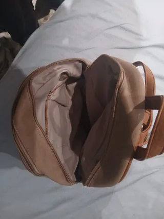 Mochila Gianluca Beige y Marrón