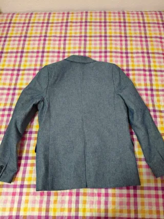 Americana y chaleco niño gris 8-9 años