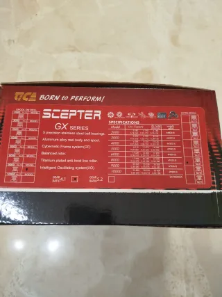 Carrete de pesca surcasting tica