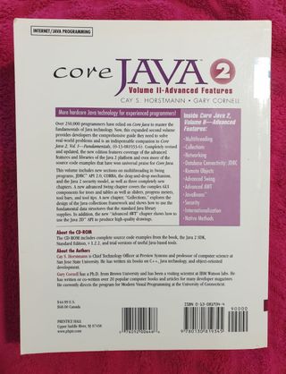 2 Libros de CORE JAVA volumen I y II inglés