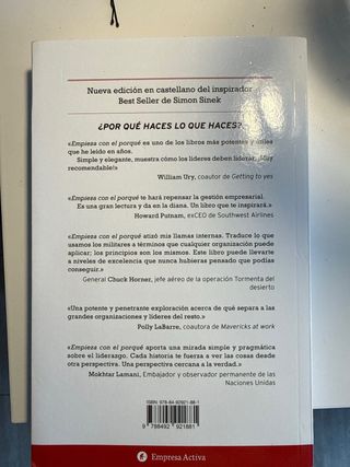 Empieza con el porqué: Cómo los grandes líderes...