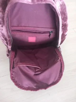 Mochila terciopelo rosa Munich
