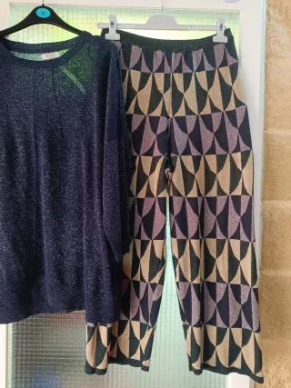 Conjunto fiesta brillo talla 5XL/50