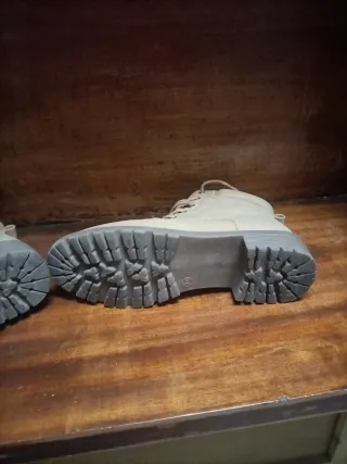 Botines camel con cordones 2 puestas