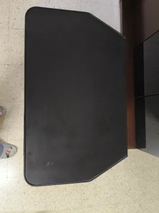 Mueble TV HIFI Negro y Marrón