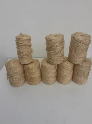 Obillos de cuerda de sisal vintage