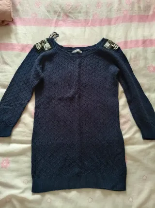 Jersey Stradivarius Azul Talla M