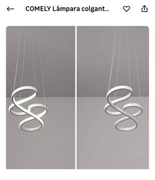 COMELY Lámpara Colgante LED Moderna