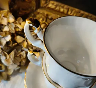 Set 4 Tazze caffè Royal Albert Val d'Or