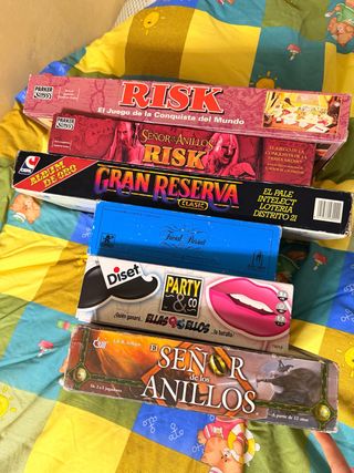 Lote 5 Juegos de Mesa Clásicos