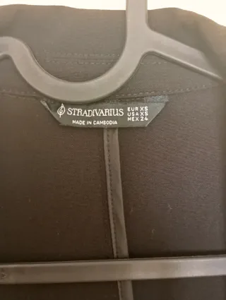 Chaqueta blazer negra