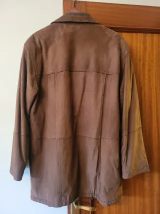 Chaquetón caballero ante y piel