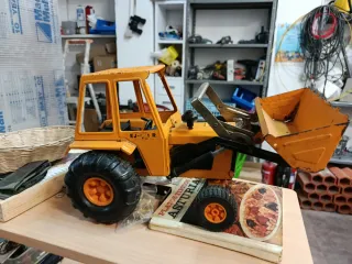 Pala mixta de juguete antigua