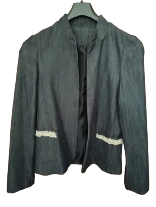 Giacca elegante donna grigia taglia L