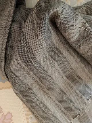 Corte de tela a rayas