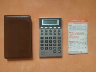 RARA CALCULADORA CASIO FX 7100 RETRO VINTAGE