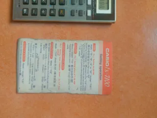 RARA CALCULADORA CASIO FX 7100 RETRO VINTAGE