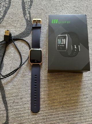 Smartwatch Willful Dorado y Azul Marino