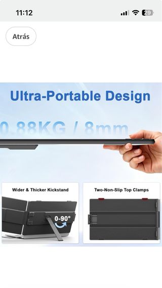 Monitor Portátil 14” FHD 1080P IPS •PRECINTADO•