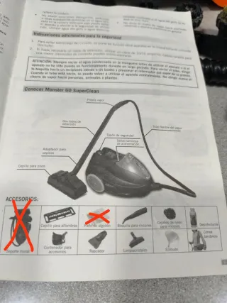 Vaporetta D4 Monster Limpiador a Vapor colgar