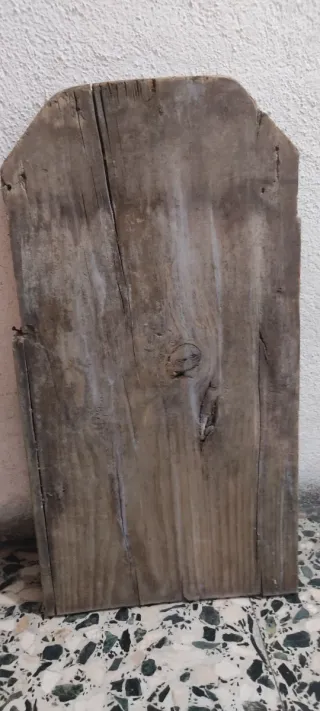 Tabla de lavar madera antigua