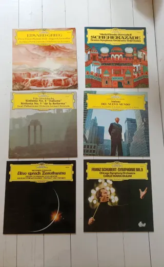 Lote Vinilos Música Clásica Deutsche Grammophon