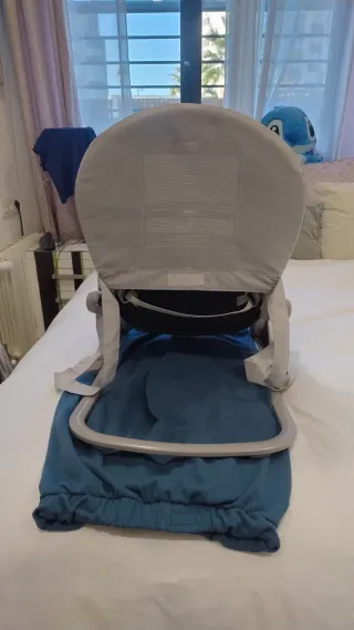 Hamaca Chicco gris y beige