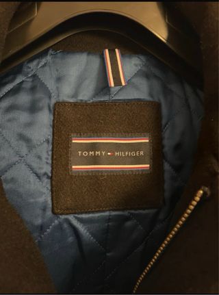 Abrigo Trenca Tommy Hilfiger Negro Talla M