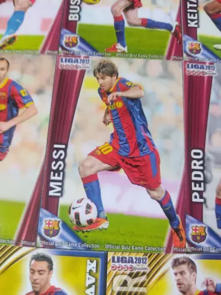 Fichas FC Barcelona Liga Mundicromo 2012