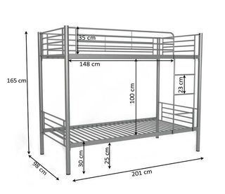 HERMOSA LITERA INDIVIDUAL SIN COLCHONES