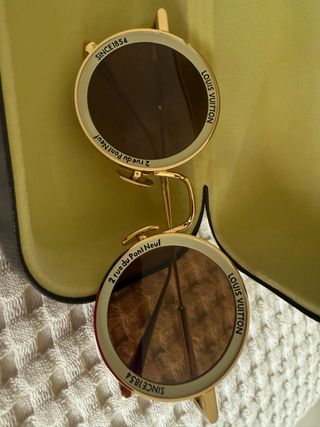 Gafas Louis Vuitton Doradas