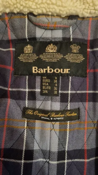 Parka Barbour Kelsall Algodón Encerado Negra
