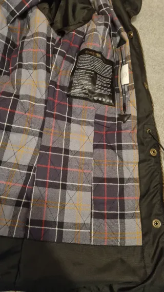 Parka Barbour Kelsall Algodón Encerado Negra