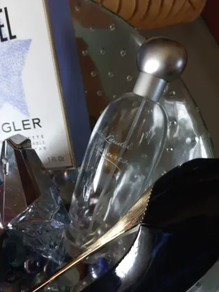 Colección frascos perfumes vacíos