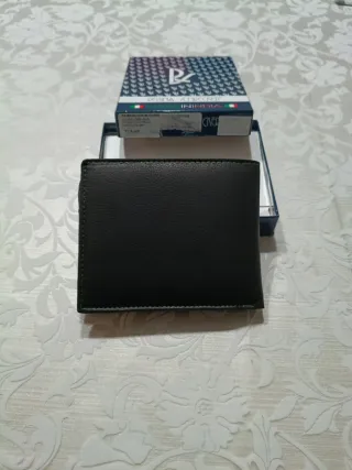 Portafoglio Regina Schrecker nero/verde