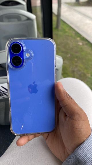 iPhone 16 azul impecable Bateria 100%