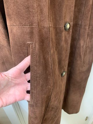 Abrigo de ante para señora