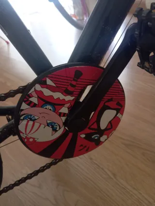 Bicicleta BTWIN 20 Negra y Rosa