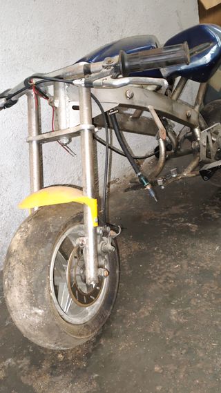 Mini Moto Chasis y Carrocería Azul