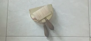 Raccogli briciole con paletta e scopino