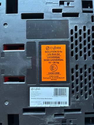 Silla coche Cybex Grupo 2/3 Isofix Lote 2 sillas