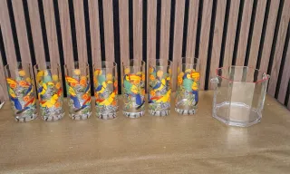 Set 6 Vasos Tucán Cristal y Cubitera