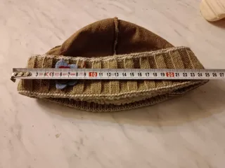 Berretto invernale bambina con fiore