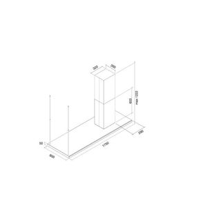 Cappa isola Falmec Lumen