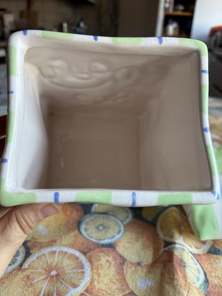 Biscottiera Goody Bag in ceramica